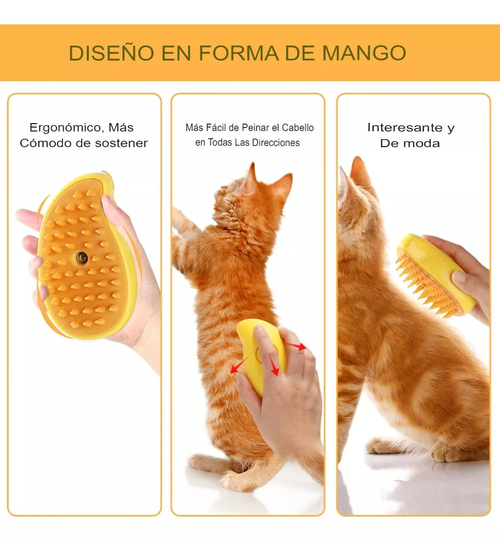 🎁 Cepillo vapor para mascota