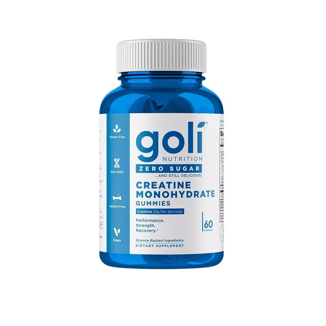 💪 Goli Creatine Gummies Zero Sugar | Fuerza, Rendimiento y Recuperación | 60 Gomitas
