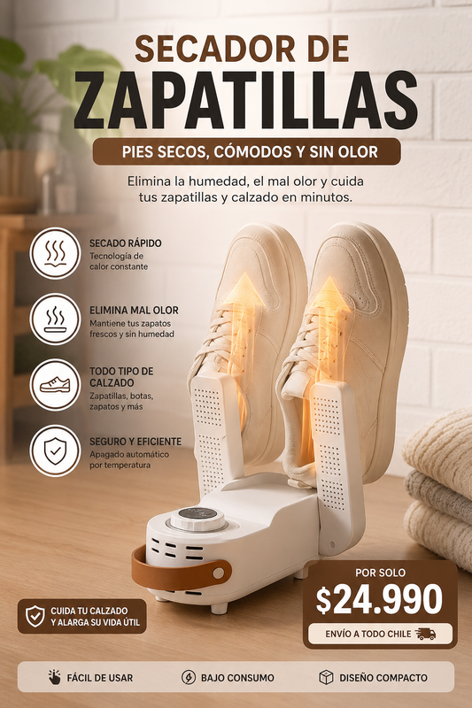 Secador de Zapatillas Inteligente Plegable ⭐