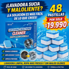 Pack 48 Pastillas Limpiadoras para Lavadora