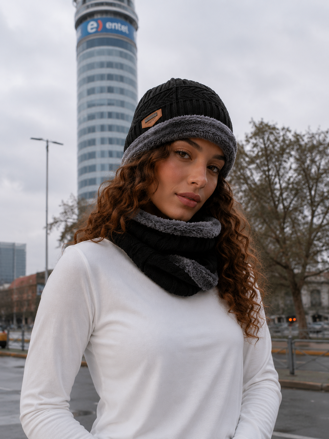 Pack Invierno 3 Poleras + Set Gorro Polar