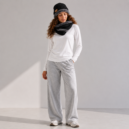 Pack Everyday Winter - 3 POLERAS DE ALGODÓN + GORRO  + BUFANDA