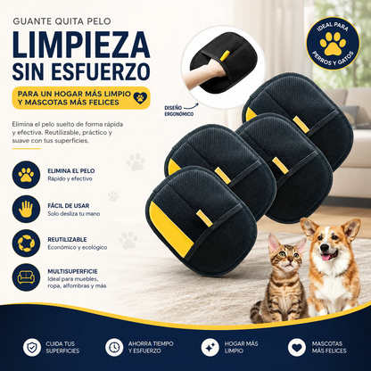 🐾Guante Removedor de Pelo Mascotas🐾 + ENVÍO GRATIS + PAGA AL RECIBIR ✨